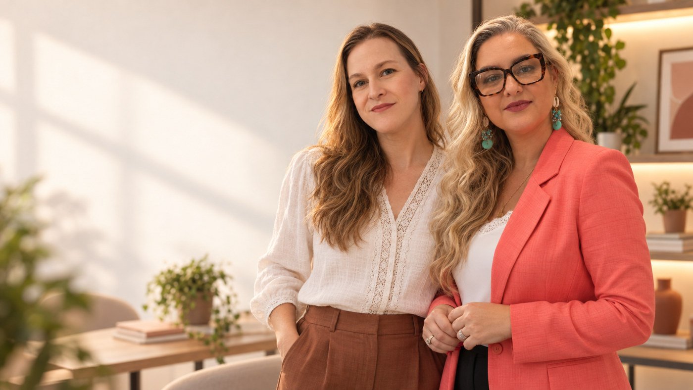 Lorena Lima Alves e Débora Mariano de Andrade Taveira Bessas, sócias fundadoras da Neuroadapt.